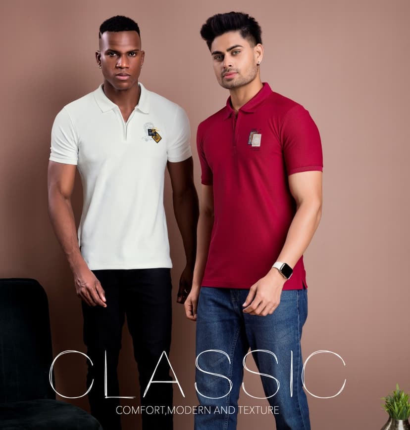 Model wearing 4Foursquares t-shirt